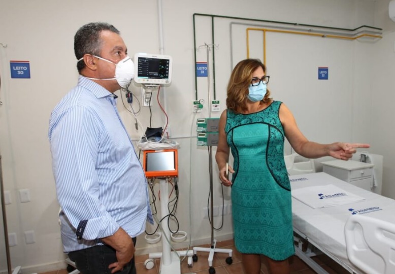 Rui visita Hospital Riverside, que inicia operação neste sábado com 96 novos leitos para Covid-19
