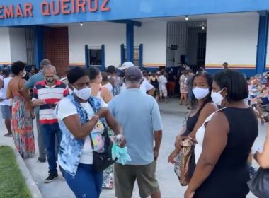 SAJ: Vacinação tem fila e aglomeração na cidade; população cobra medidas