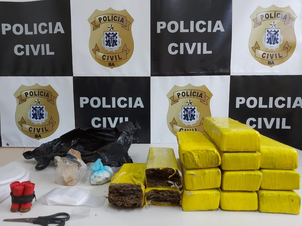 Mais de 17 quilos de maconha são apreendidos em Itabuna