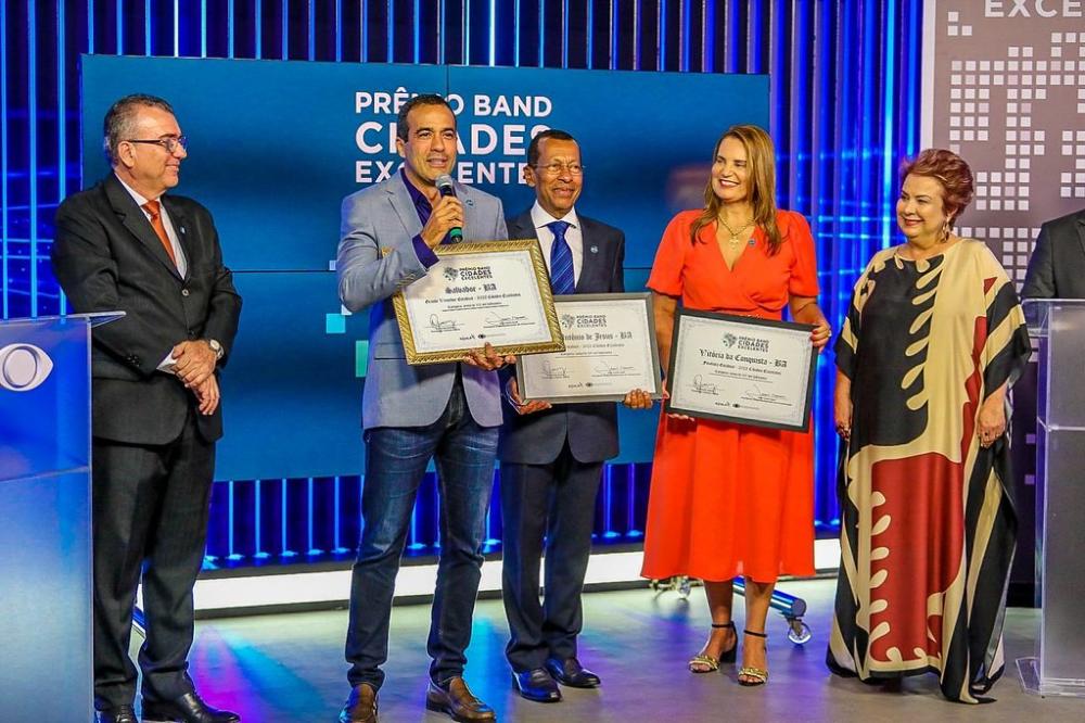 Salvador, Vitória da Conquista e Santo Antônio de Jesus conquistam o prêmio Band Cidades Excelentes 