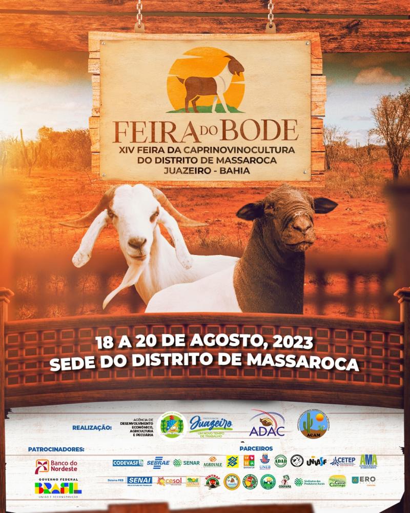 Feira do Bode de Massaroca acontece este final de semana