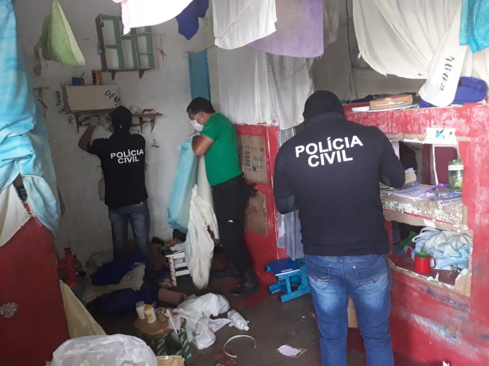 Ação conjunta revista celas no Conjunto Penal de Juazeiro