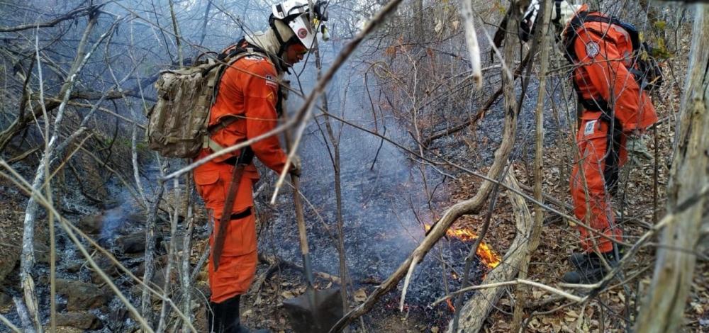 Queimada atinge Serra do Mimo em Barreiras